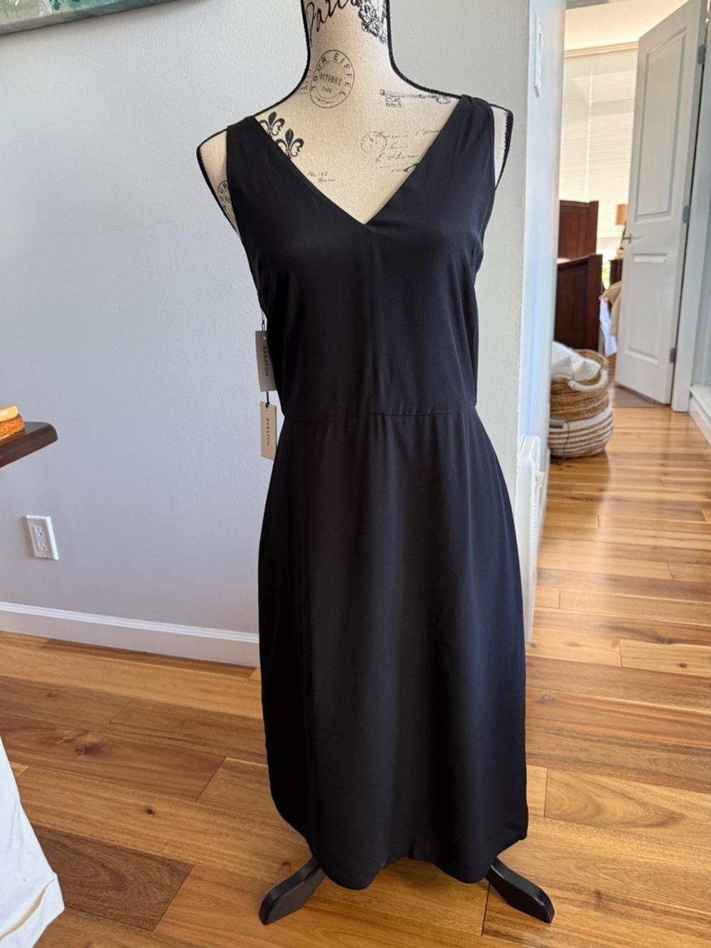 Babaton Classic Black Silk dress